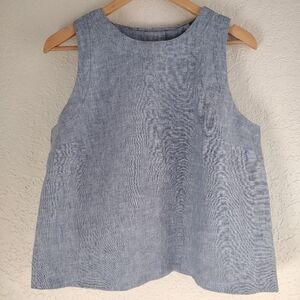 LOFT Chambray Linen Top